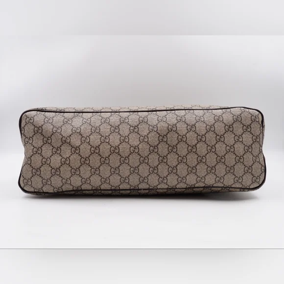 ❌️❌️SOLD❌️❌️BS48 ❣️ Gucci GG Supreme Monogram Medium Zippered 2 Way Tote - Picture 12 of 15